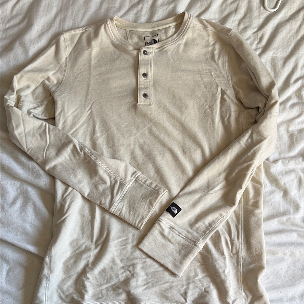 The North Face Off-White Henley Long Sleeve Shirt